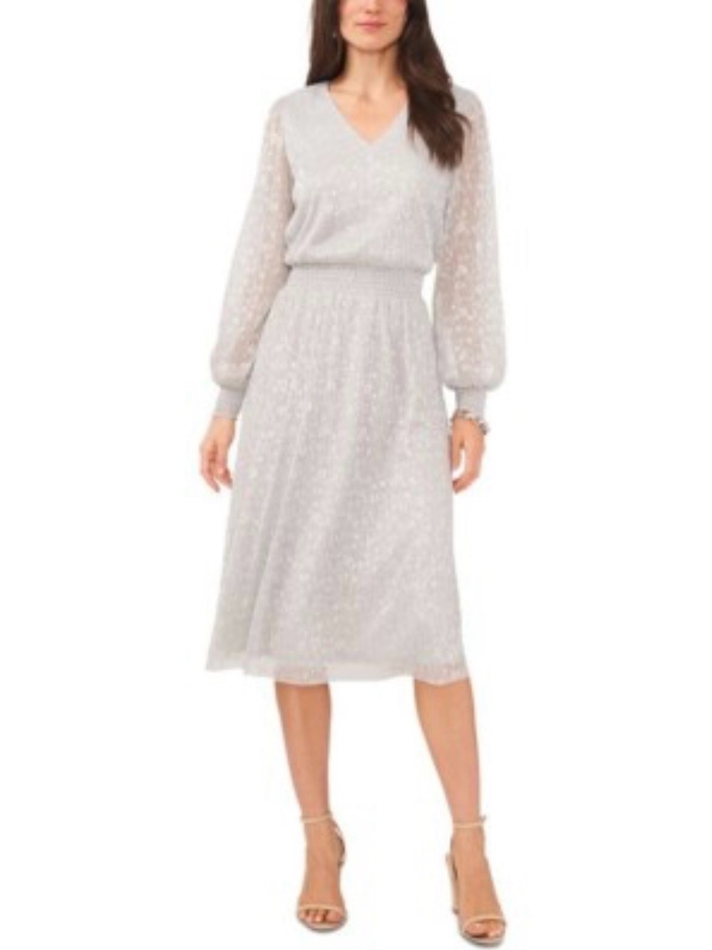MSK Silver Shimmer Dress